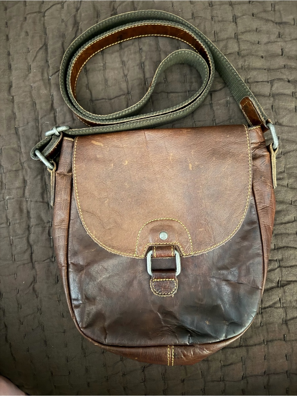 Jack George’s Brown Leather Crossbody Bag - Casual Everyday
